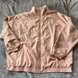 Adidas Originals Blush Pink Retro Track Jacket Geometric Pattern Men's XXL